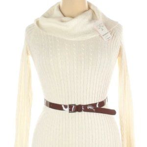 BEBE Sweater Long Sleeve Mini Dress NWT 2B